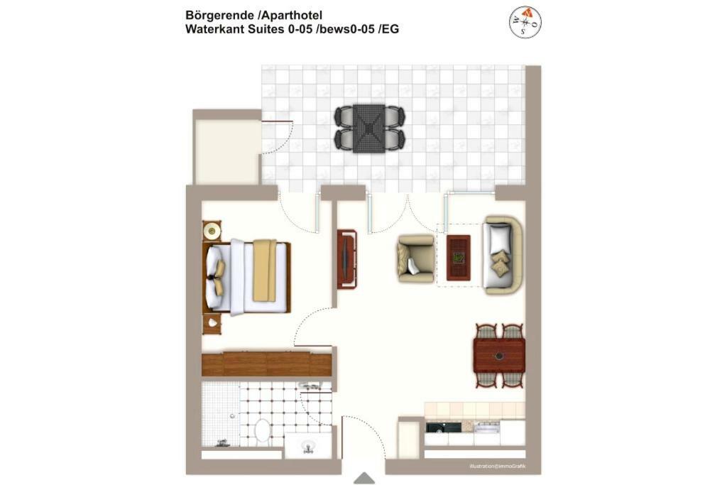 Waterkant Suite 0-05 Börgerende-Rethwisch Zewnętrze zdjęcie
